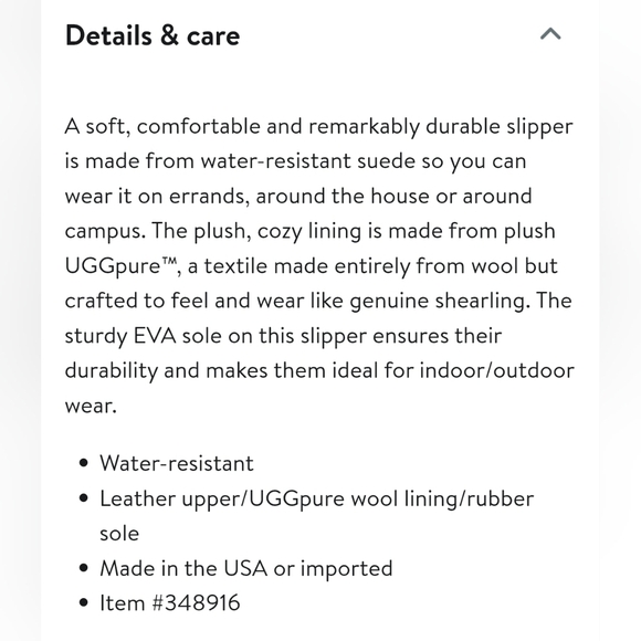 UGG Ansley Water Resistant Slipper Sz 8 Chestnut Brown Womens - Picture 10 of 10